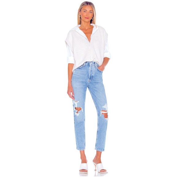 Agolde Denim - AGOLDE Fen High Rise Relaxed Taper in Wander Women’s Size 30 sold out on revolve